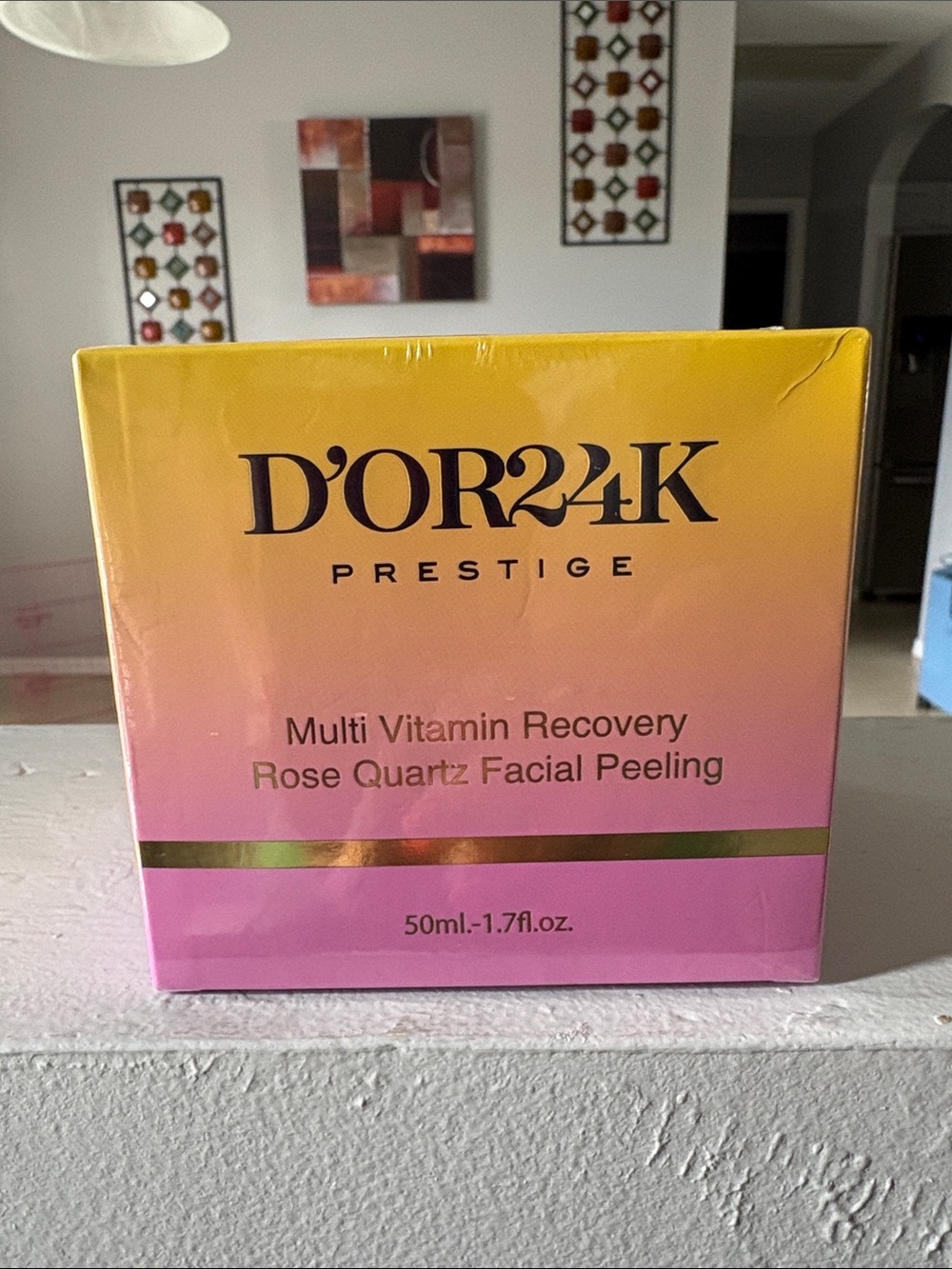 D’OR24K Prestige Rose Quartz Multi-Vitamin Recovery Facial Peeling - Pink/Gold